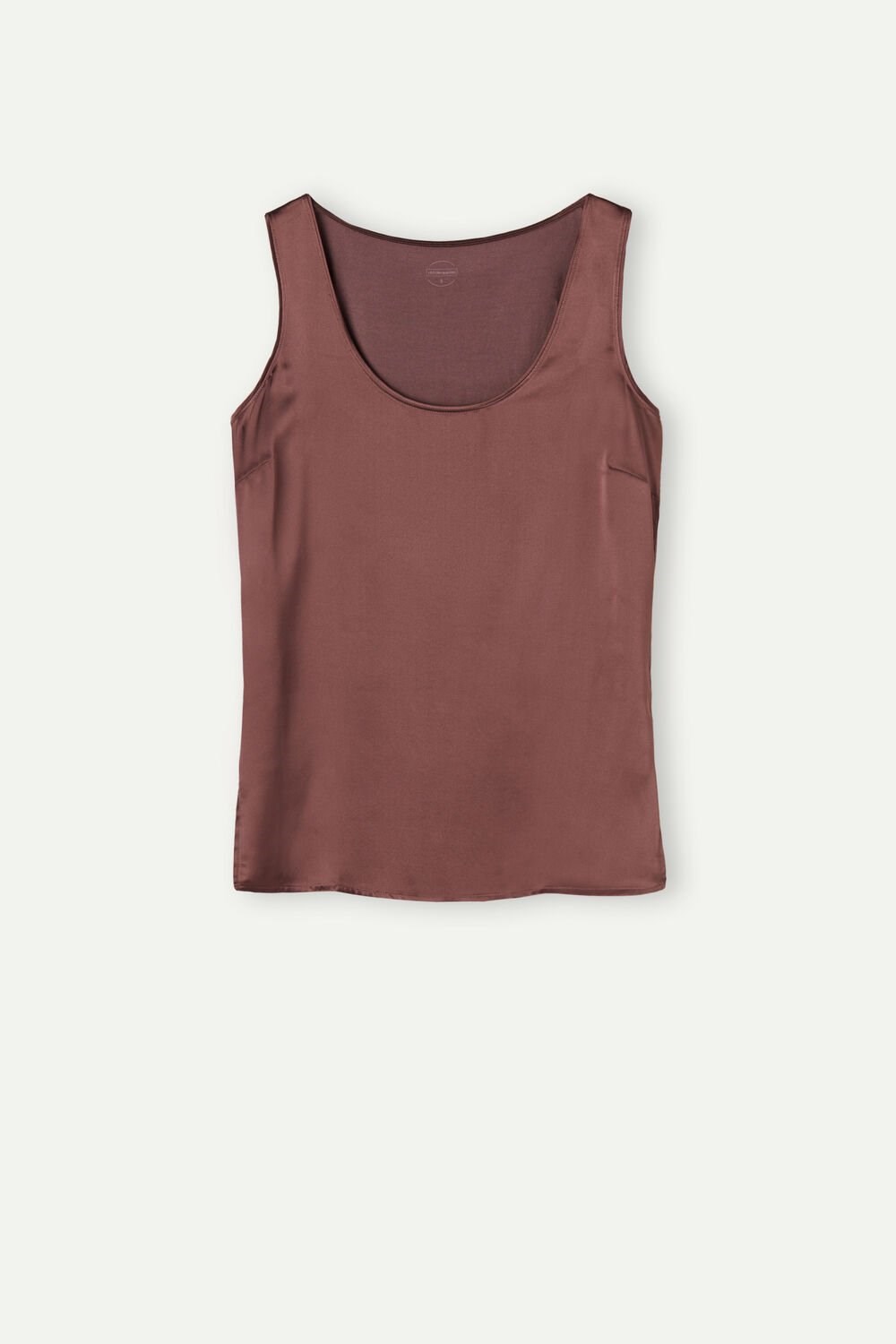 Intimissimi Silk and Modal Tank Top Bruin Bruin | 93567PGSZ