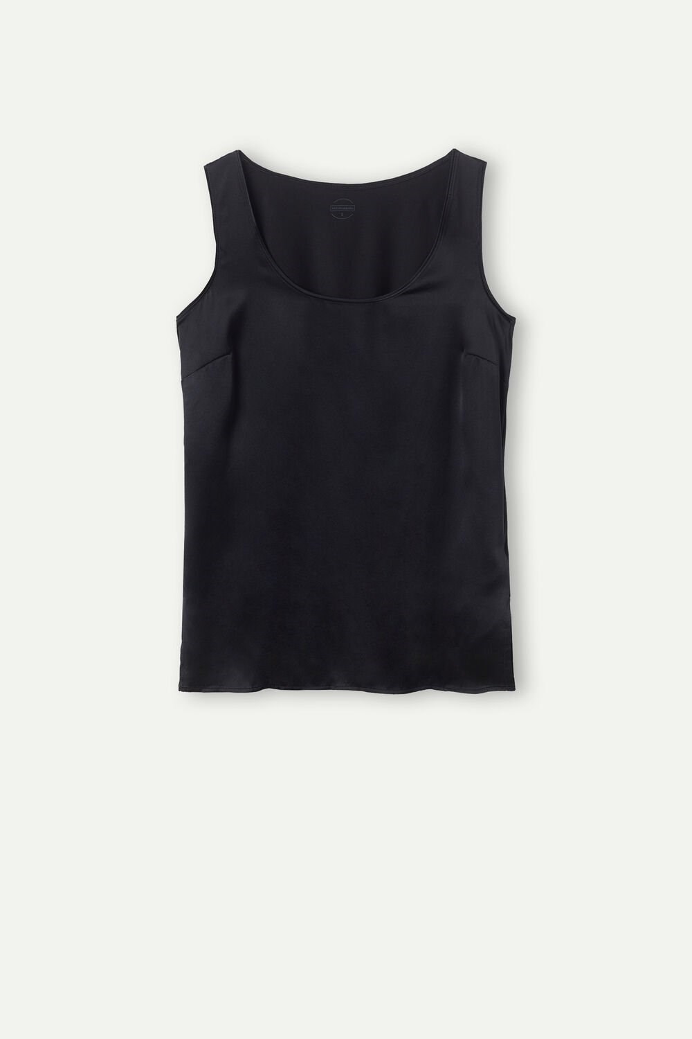 Intimissimi Silk and Modal Tank Top Zwart Zwart | 79512ENTF