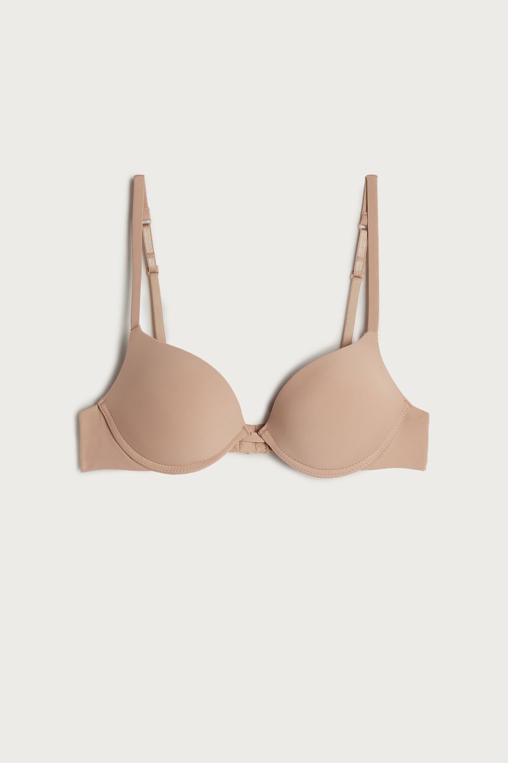 Intimissimi Simona Microfiber Super Push-Up Bra Beige | 10954KTNI