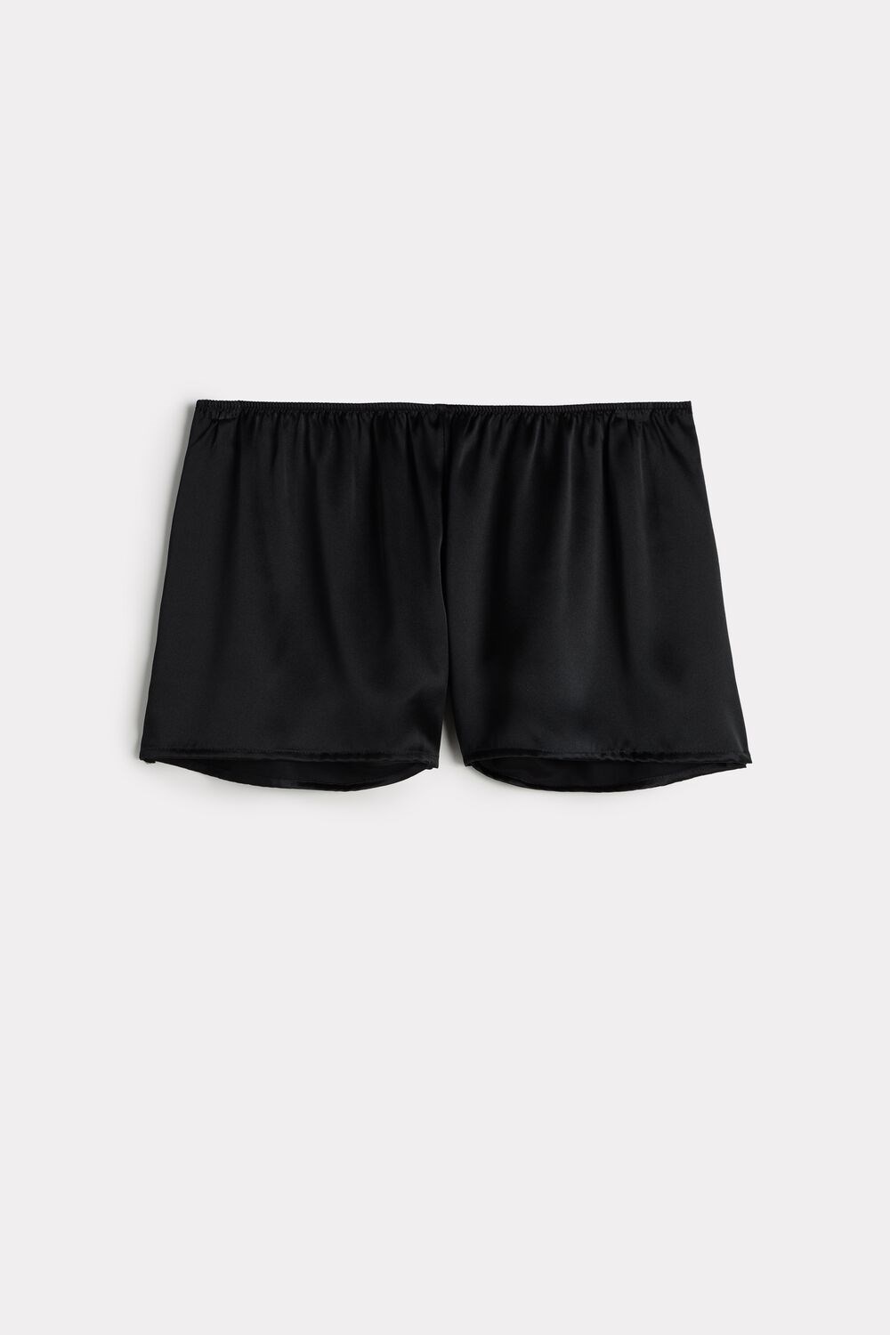 Intimissimi Smooth Silk-Satin Shorts Zwart Zwart | 62951BTCK