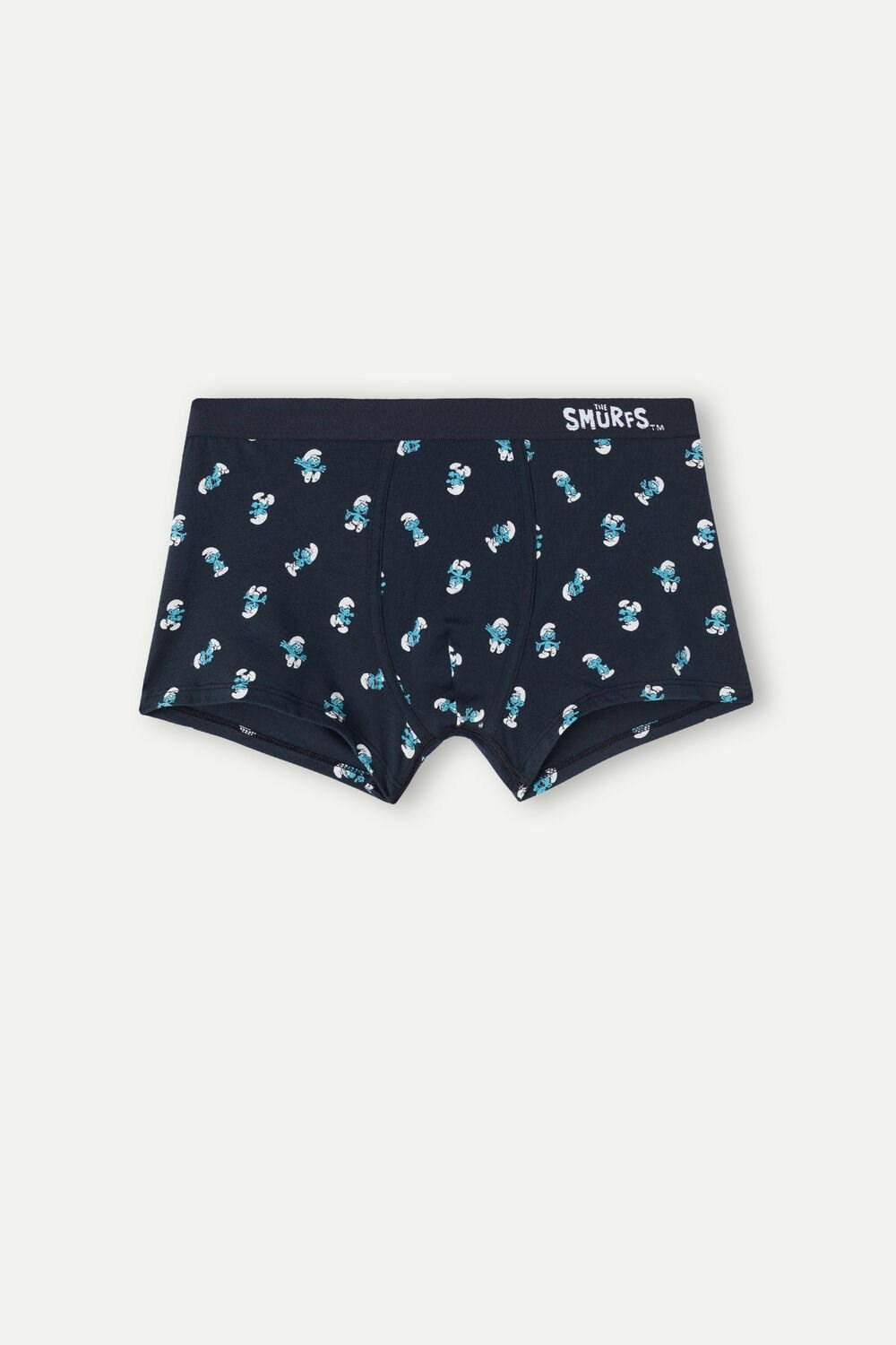 Intimissimi Smurf Boxers in Stretch Supima® Katoenen Blauw Blauw | 73841BEVT