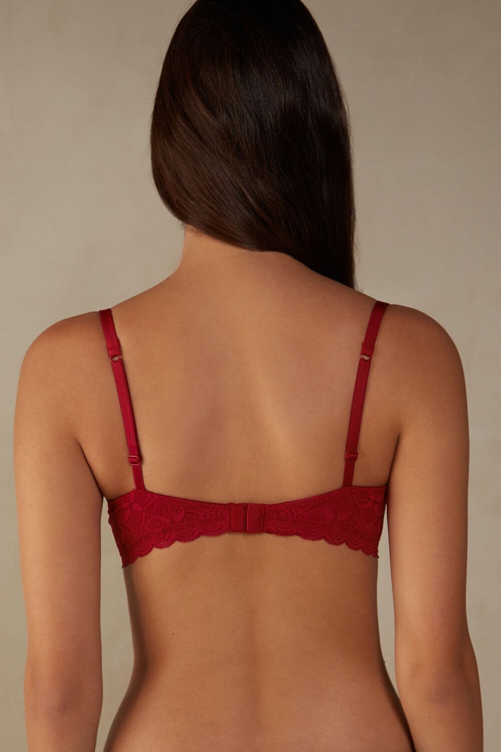 Intimissimi Sofia Balconette Bra in Kanten Rood Rood | 07958NUBK