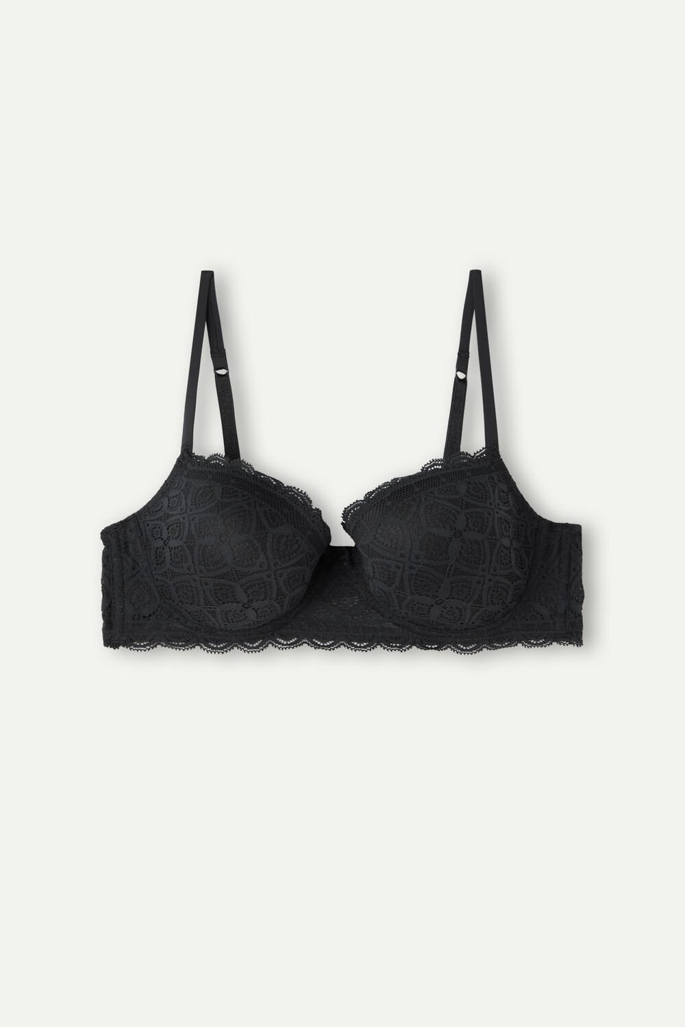 Intimissimi Sofia Balconette Bra in Kanten Zwart Zwart | 69152TMZV