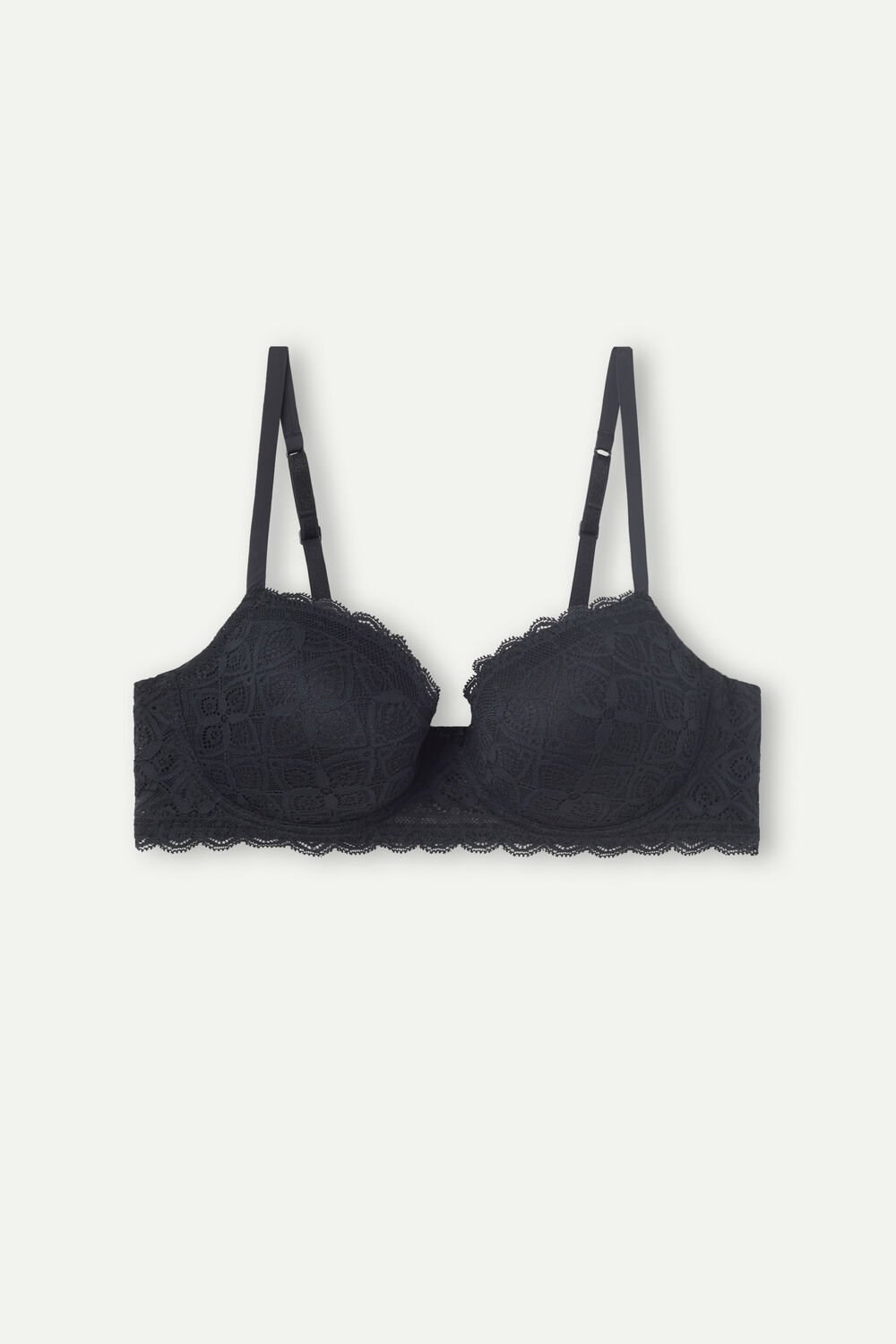 Intimissimi Sofia Balconette Bra in Kanten Zwart Zwart | 80356KHVR