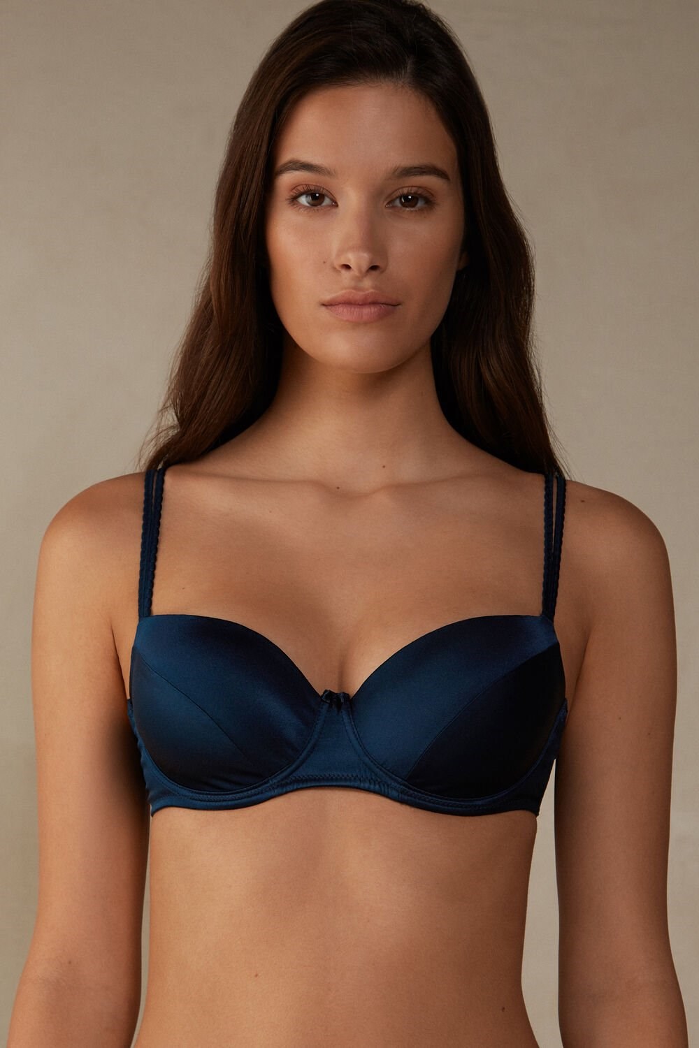 Intimissimi Sofia Balconette Bra in Silk Blauw Blauw | 94685XQKD