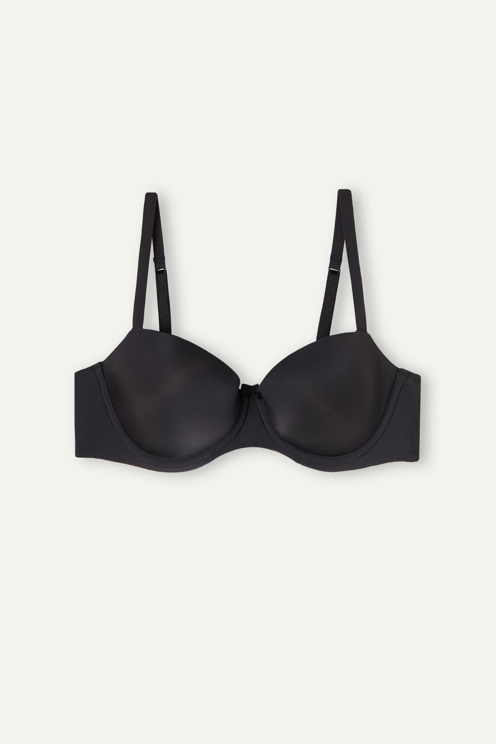 Intimissimi Sofia Balconette Bra in Ultralight Microfiber Zwart Zwart | 45893JTHZ