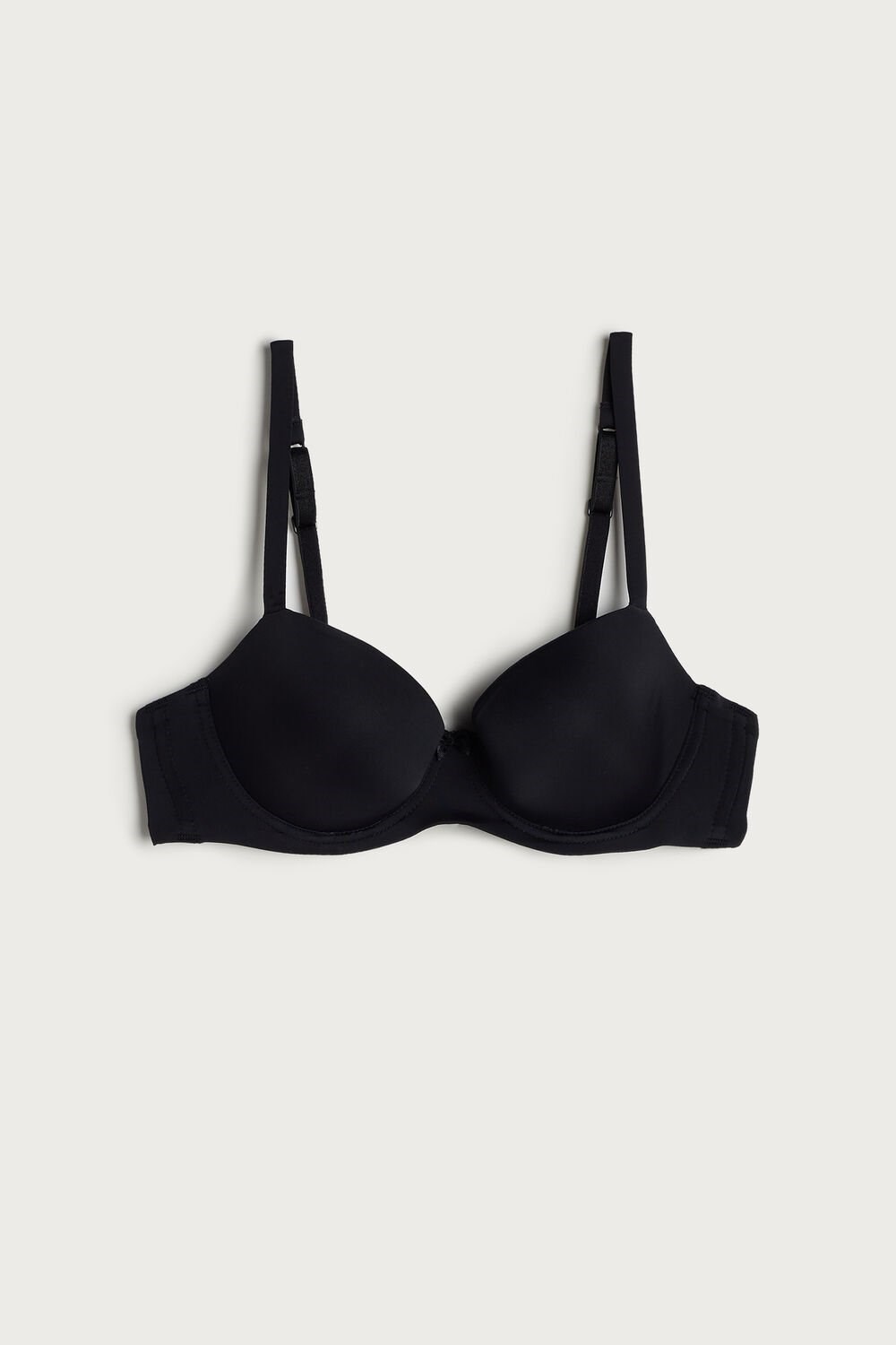 Intimissimi Sofia Microfiber Gewatteerd Balconette Bra Zwart Zwart | 38701HIAZ