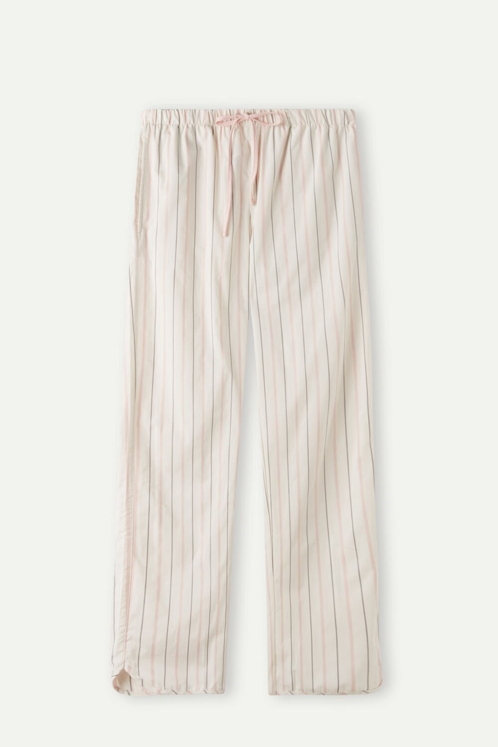 Intimissimi Soft Spring Full Length Katoenen Cloth Pants Wit Beige Roze | 38491EXSM