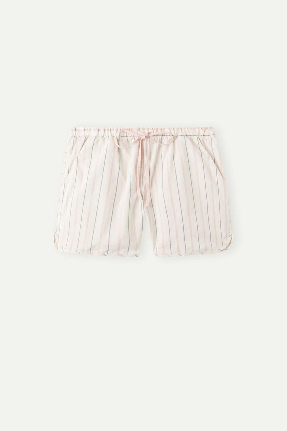 Intimissimi Soft Spring Katoenen Cloth Shorts Wit Beige Roze | 64182YMDA