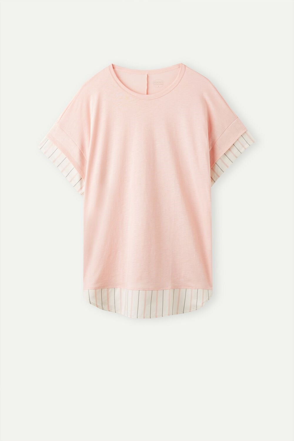 Intimissimi Soft Spring Kort Sleeve Katoenen T-Shirt Roze Roze | 25837AFCT