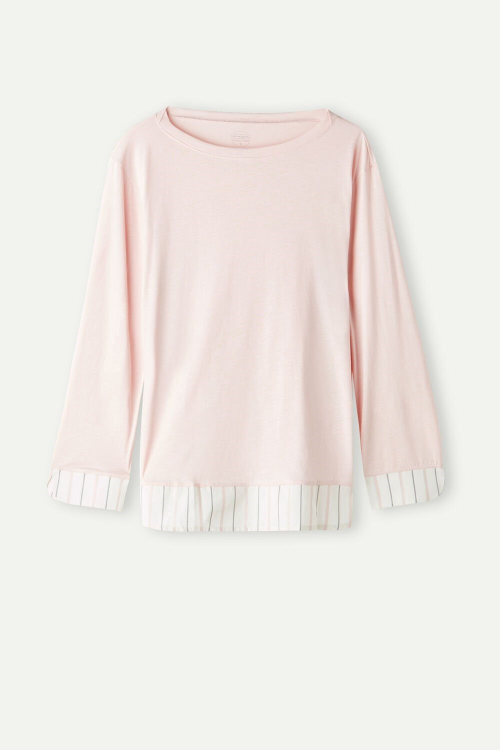 Intimissimi Soft Spring Long Sleeve Katoenen Top Roze Roze | 34761UYNT