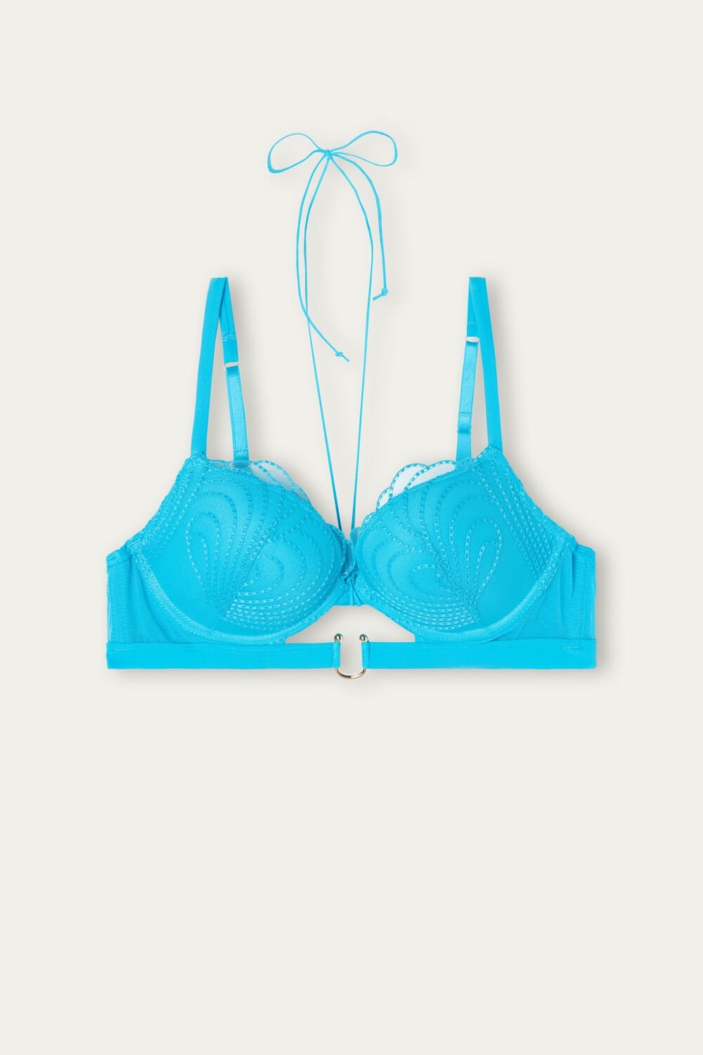 Intimissimi Steal the Show Elettra Super Push-up Bra Blauw Turquoise | 34598ZTEA