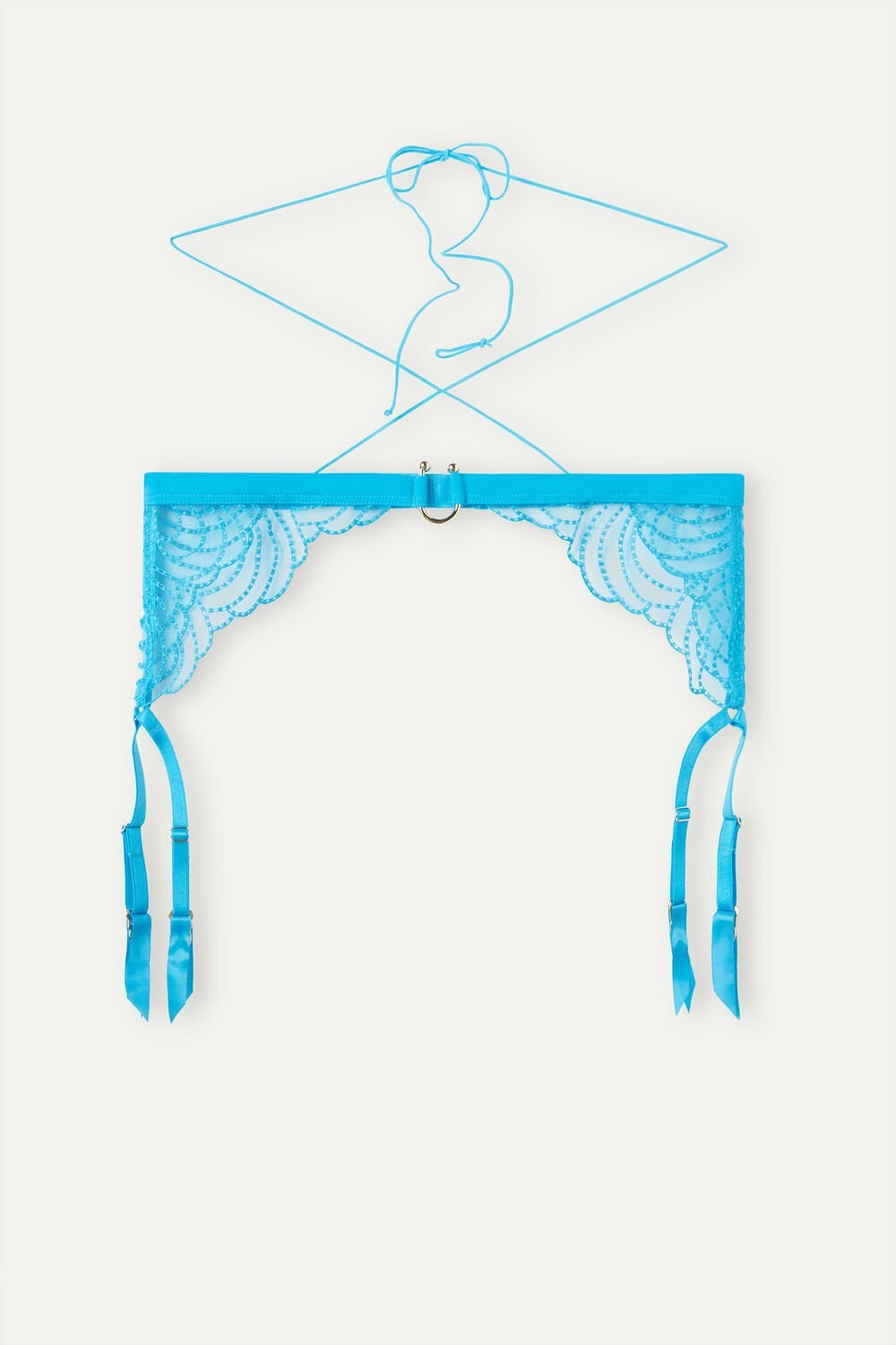 Intimissimi Steal the Show Garter Belt Blauw Turquoise | 65091TCLZ