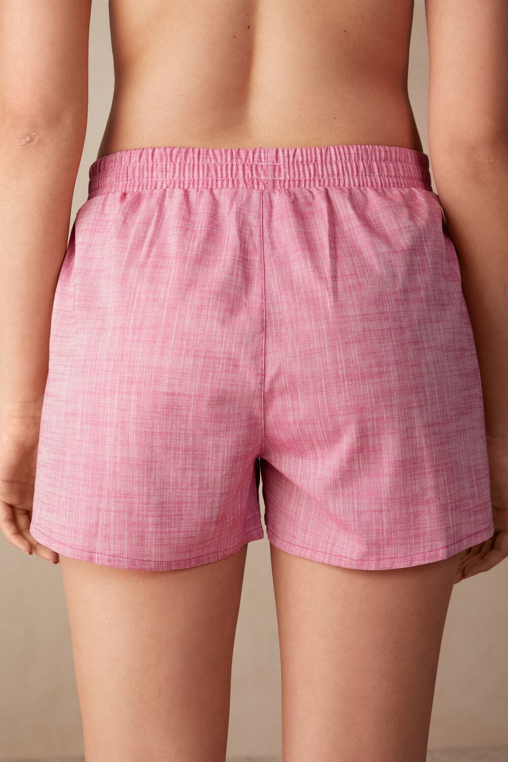 Intimissimi Strawberry Milkshake Shorts in Katoenen Cloth Roze Roze | 40728FWUX