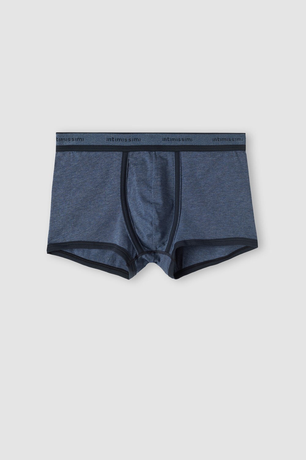 Intimissimi Stretch Supima® Katoenen Boxer Shorts with Logo Detail Blauw Blauw Blauw | 10389GHXK