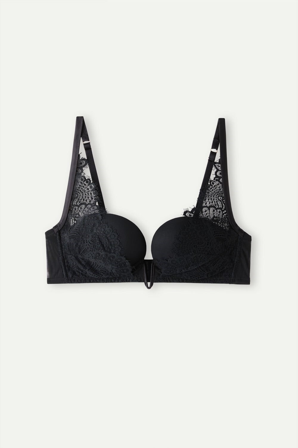 Intimissimi Stunning Beauty Gewatteerd Balconette Bra Zwart Zwart | 20134BSGJ