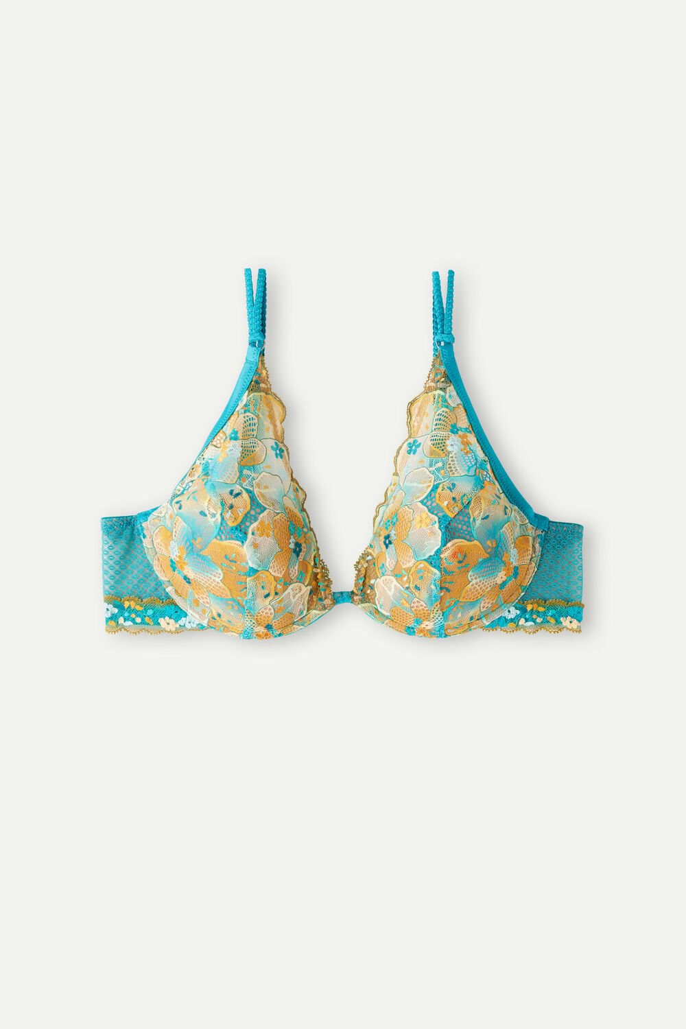 Intimissimi Summer Vibes Elena Balconette Bra Blauw Turquoise Blauw | 04128LAIG