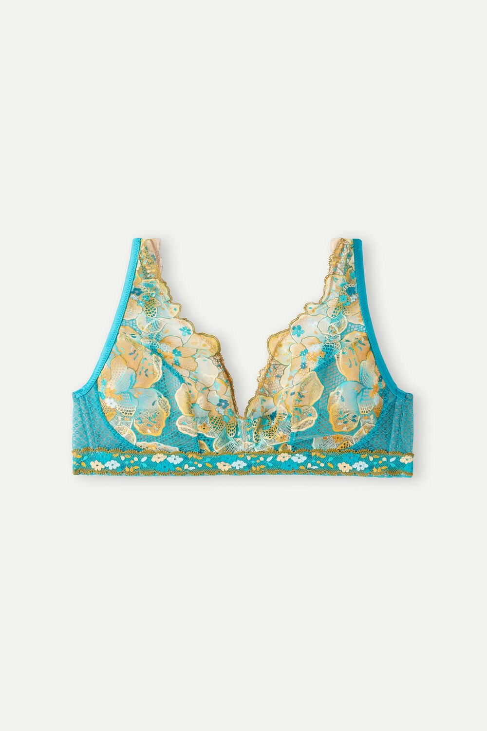 Intimissimi Summer Vibes Lara Triangle Bra Blauw Turquoise Blauw | 31420EFTJ