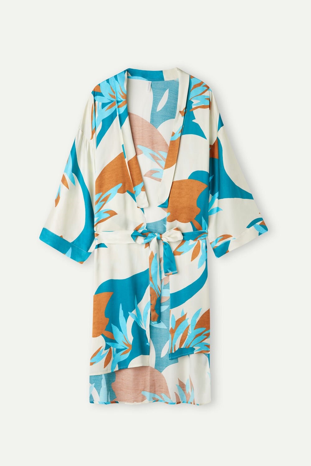 Intimissimi Summer Vibes Viscose Satin Kimono Gekleurd | 60394CIGW