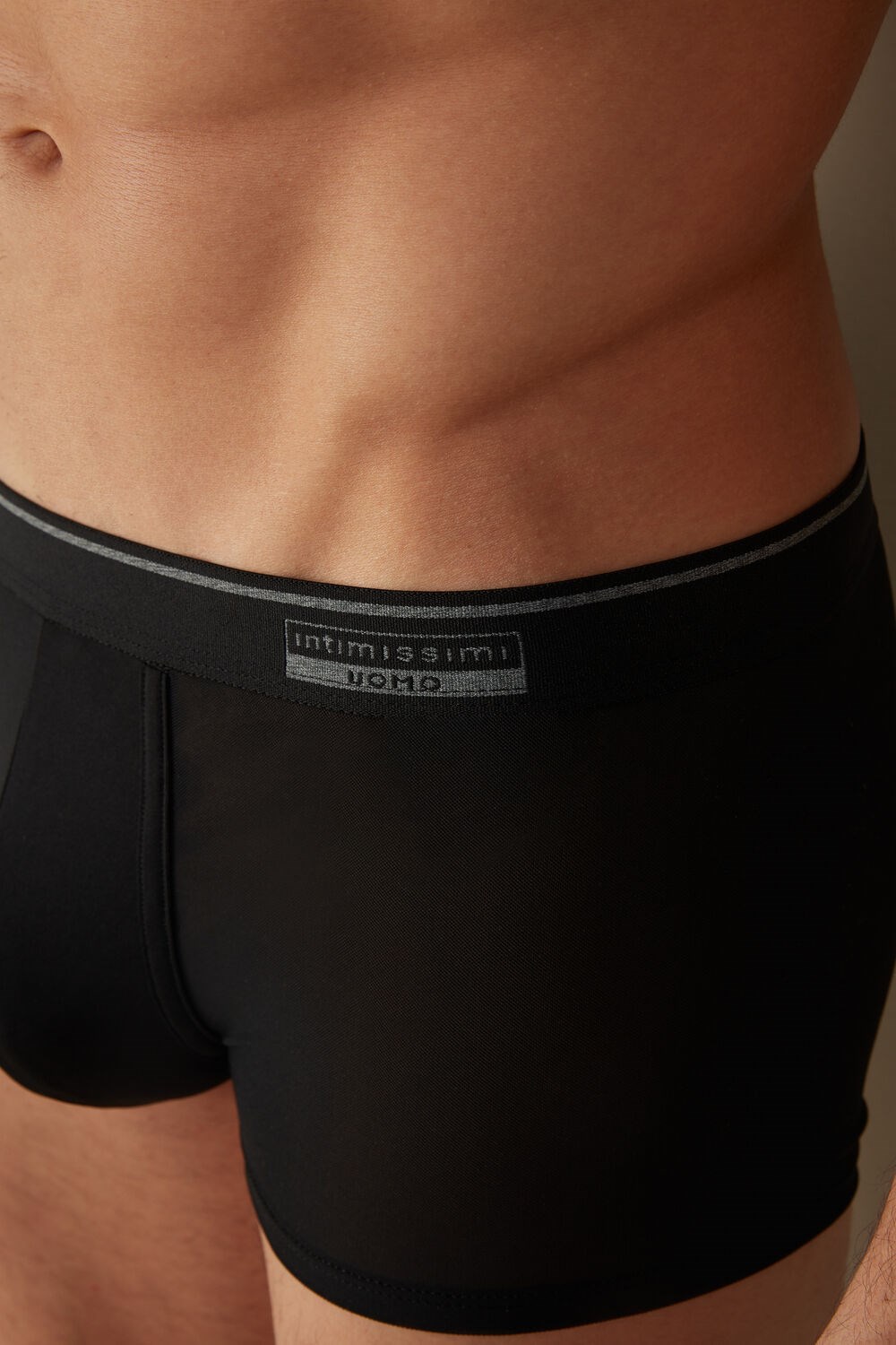 Intimissimi Super Fresh Micro-mesh Boxers Zwart Zwart | 47852JHUV