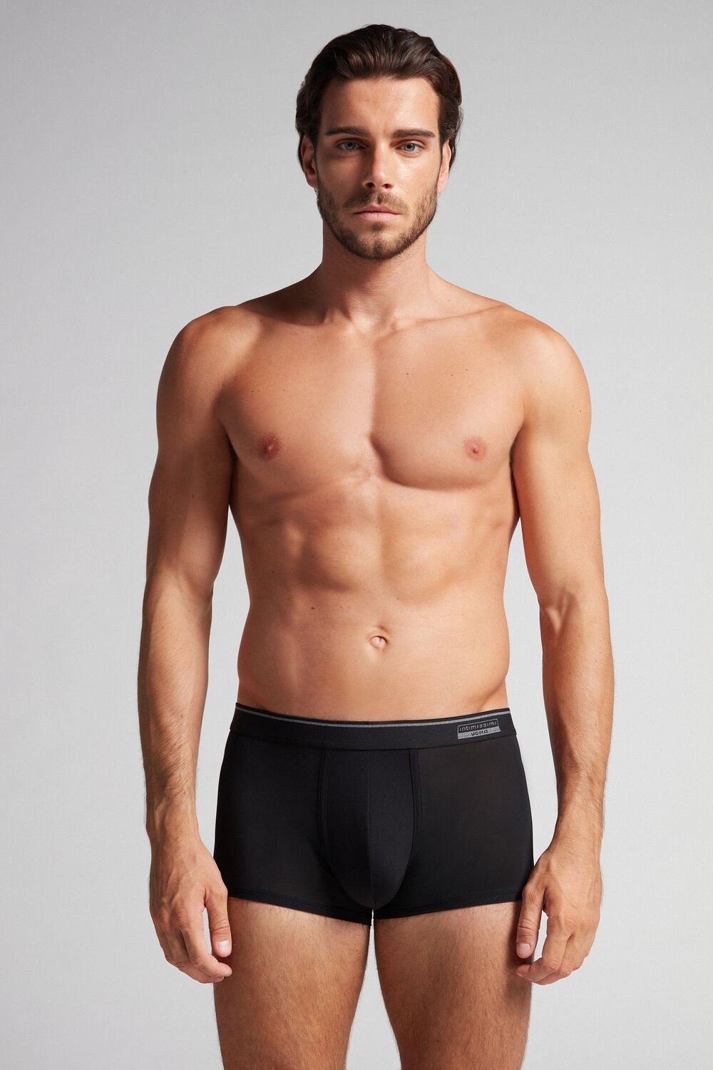 Intimissimi Super Fresh Micro-mesh Boxers Zwart Zwart | 47852JHUV