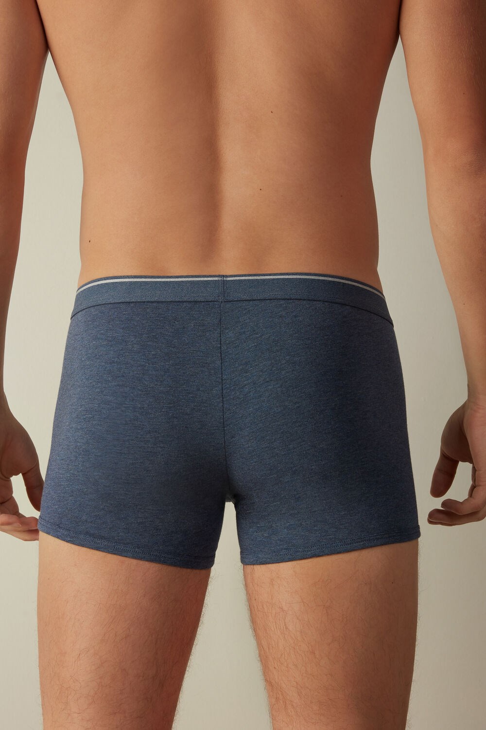 Intimissimi Supima® Katoenen Boxers Blauw Blauw Lichtgrijs | 42170XRPG