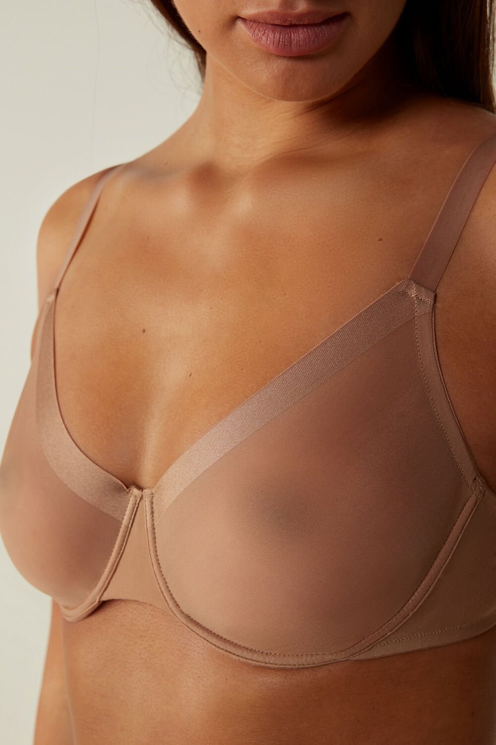 Intimissimi Sveva Invisible Touch Balconette Bra Beige | 93012SAHU