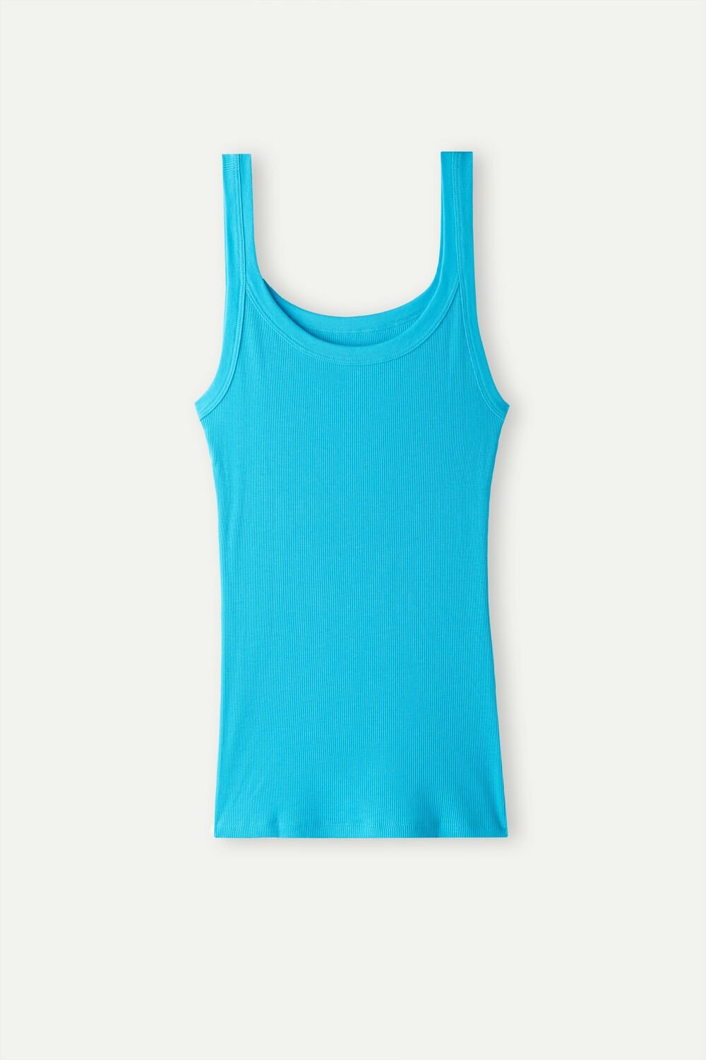 Intimissimi Tank Top in Supima® Katoenen Blauw Turquoise | 28306ASXZ