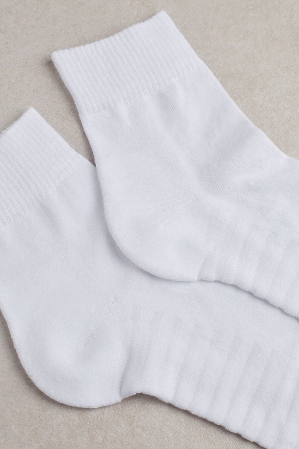 Intimissimi Terrycloth Kort Socks Wit Wit | 84613ABHK