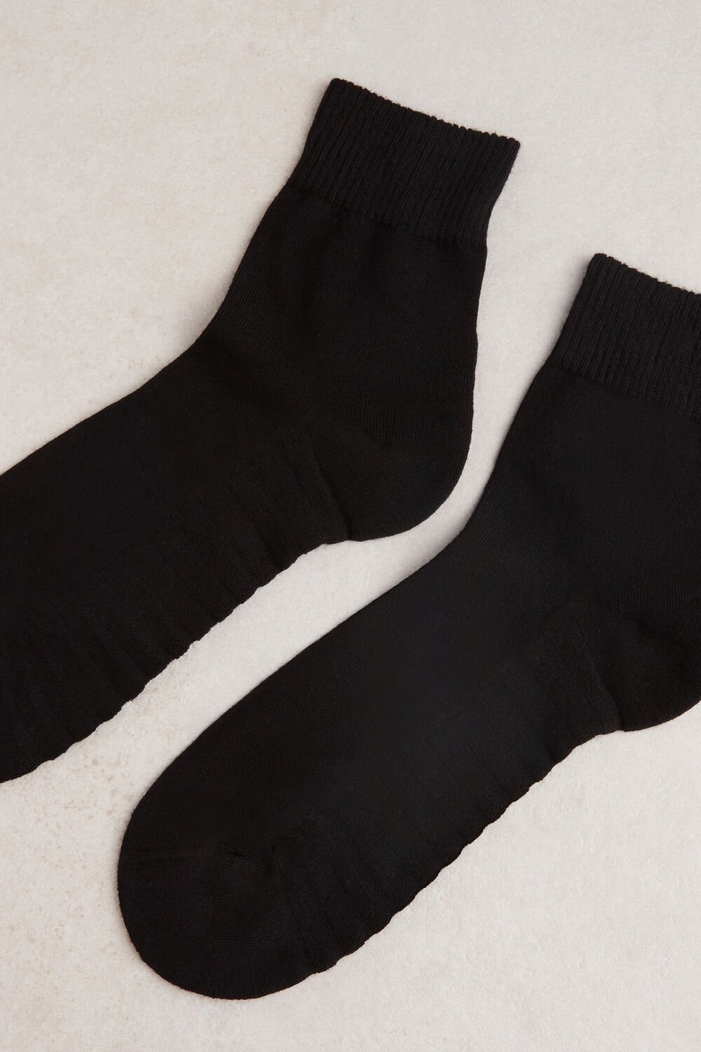 Intimissimi Terrycloth Kort Socks Zwart Zwart | 71932IGRY