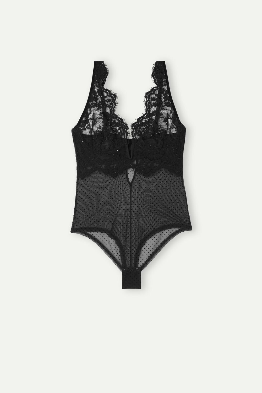 Intimissimi Time to Shine Bodysuit Zwart Zwart | 63214BVDW