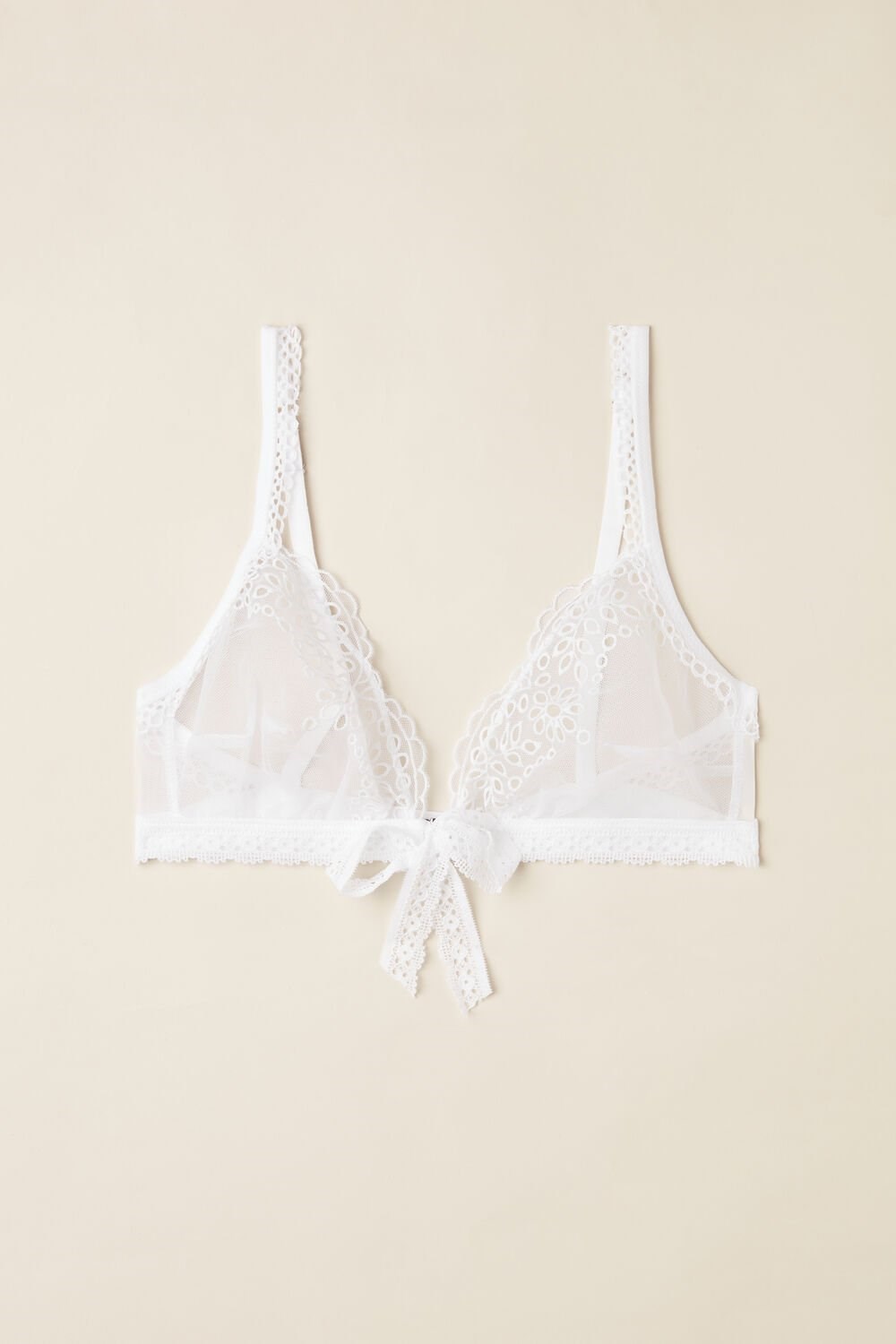 Intimissimi Timeless Simplicity Triangle Bra Wit Wit | 95804COIL