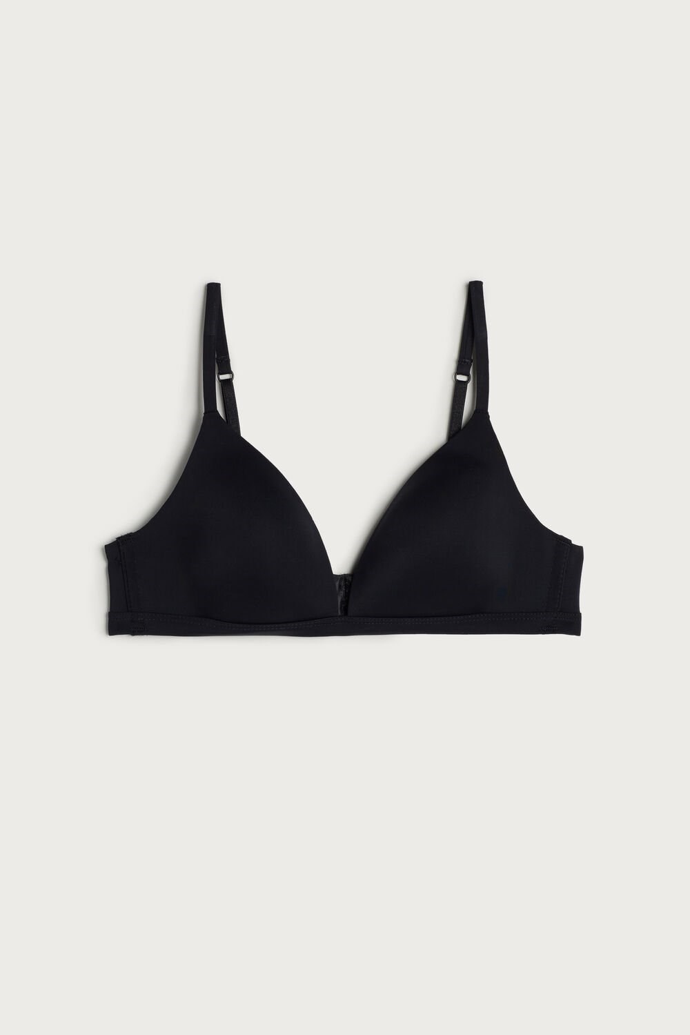 Intimissimi Tiziana Microfiber Triangle Bra Zwart Zwart | 53091LMNQ