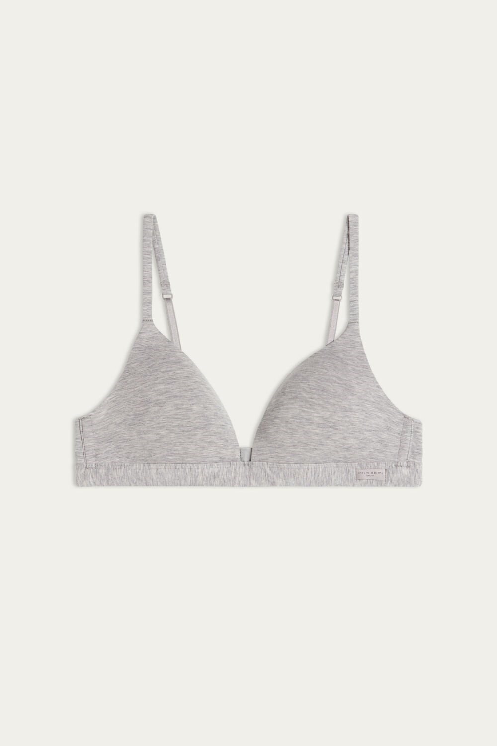 Intimissimi Tiziana Triangle Bra in Katoenen Grijs Lichtgrijs | 04897BSDK