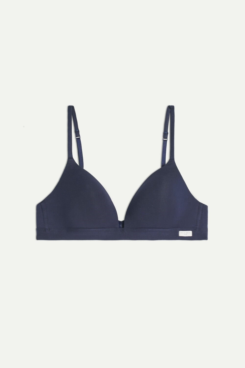 Intimissimi Tiziana Triangle Bra in Katoenen Blauw Blauw | 23754CNLU