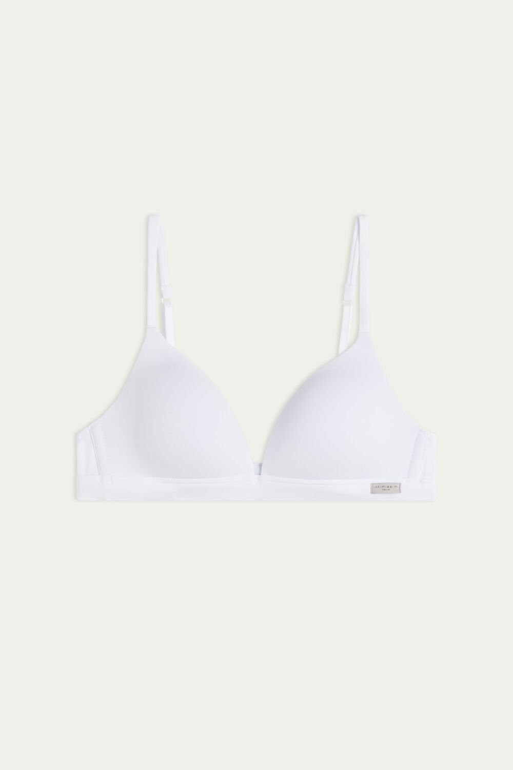 Intimissimi Tiziana Triangle Bra in Katoenen Wit Wit | 42301WXJB