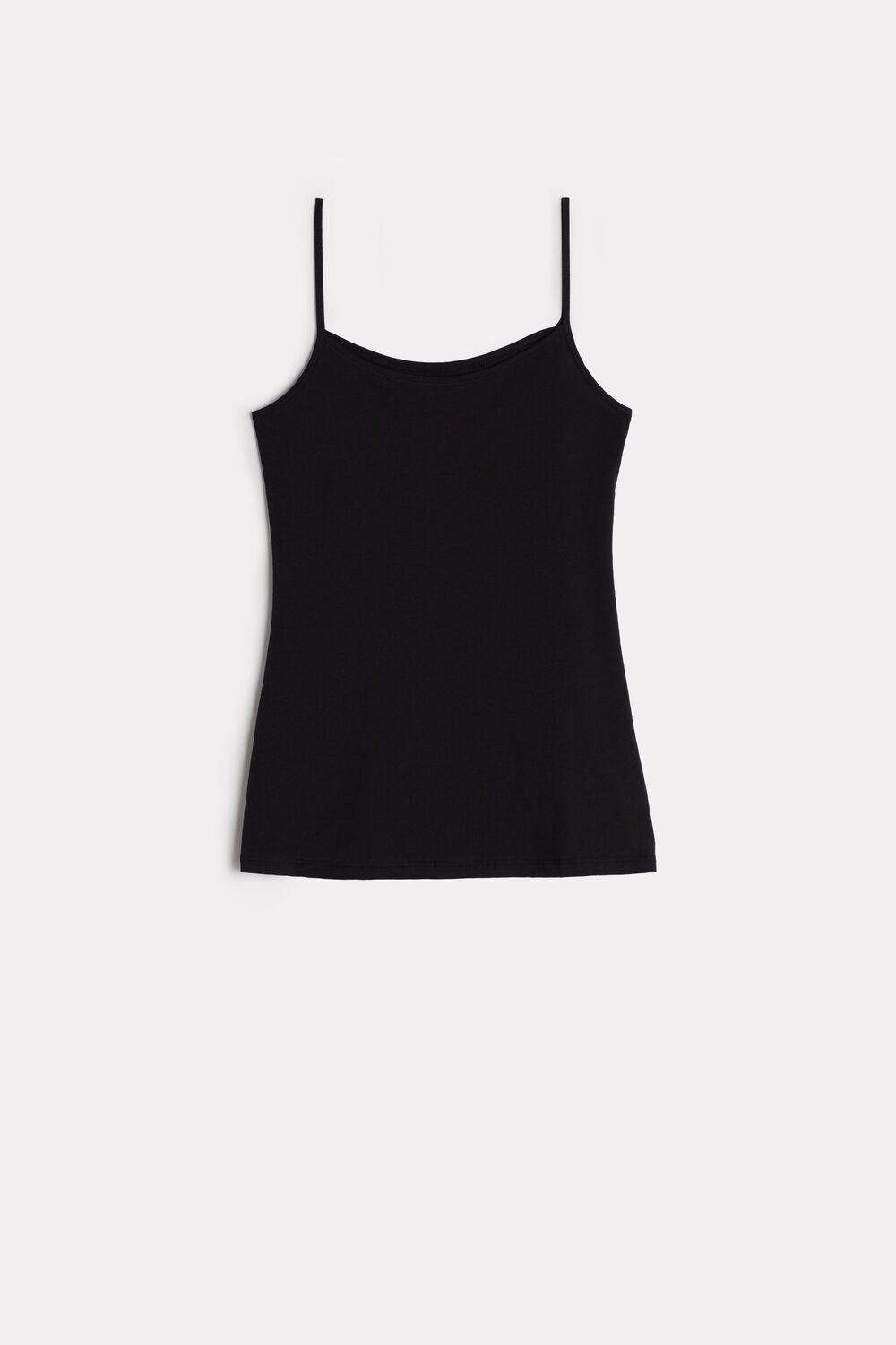 Intimissimi Ultrafresh Supima® Katoenen Vest Top Zwart Zwart | 26487ECFO