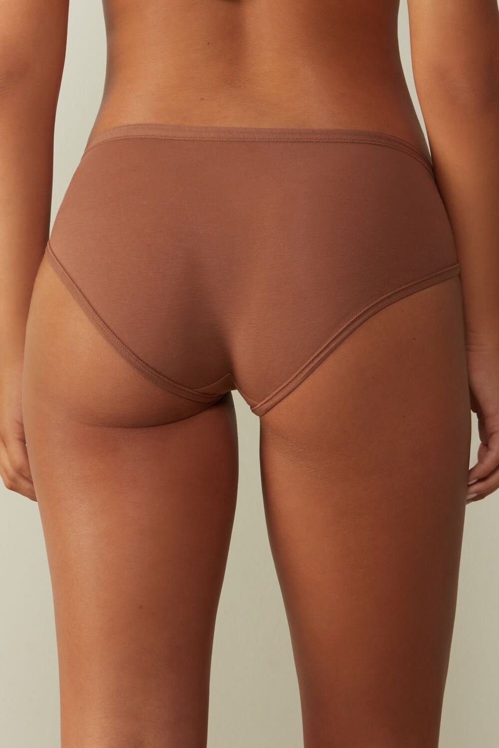 Intimissimi Ultralight Supima® Katoenen Briefs Donkerbeige | 21403UBYP