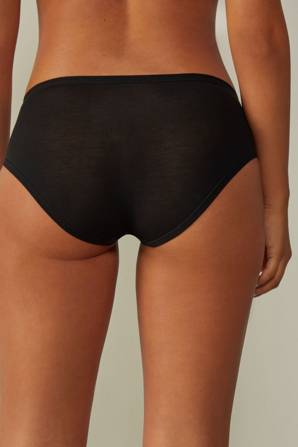 Intimissimi Ultralight Supima® Katoenen Briefs Zwart Zwart | 23819NXEO