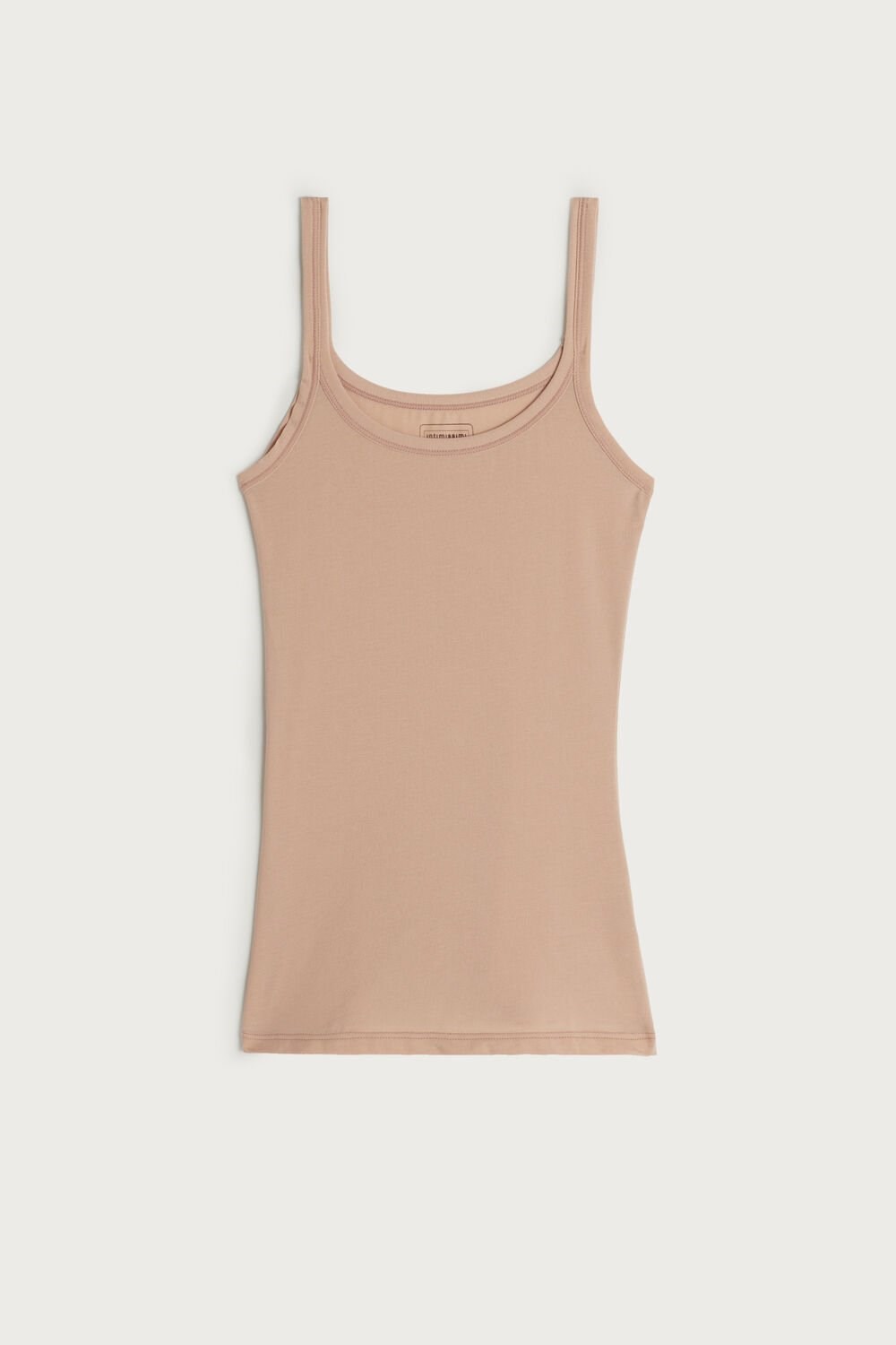 Intimissimi Ultralight Supima® Katoenen Top Beige | 47209GESI