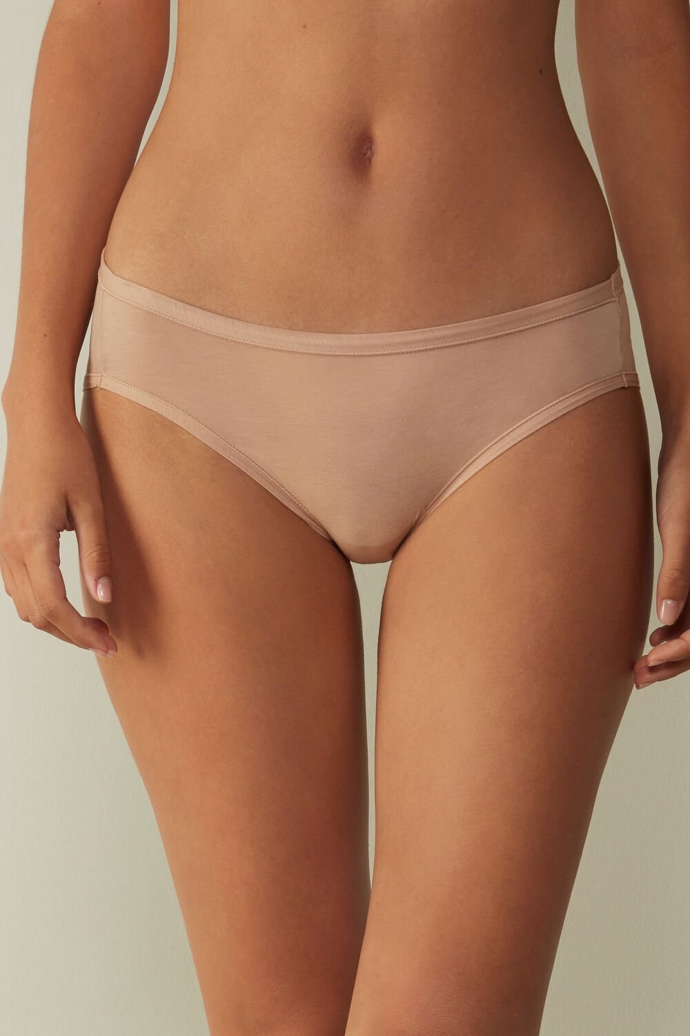 Intimissimi Ultralight Supima® Katoenen Briefs Beige | 90231XAHJ