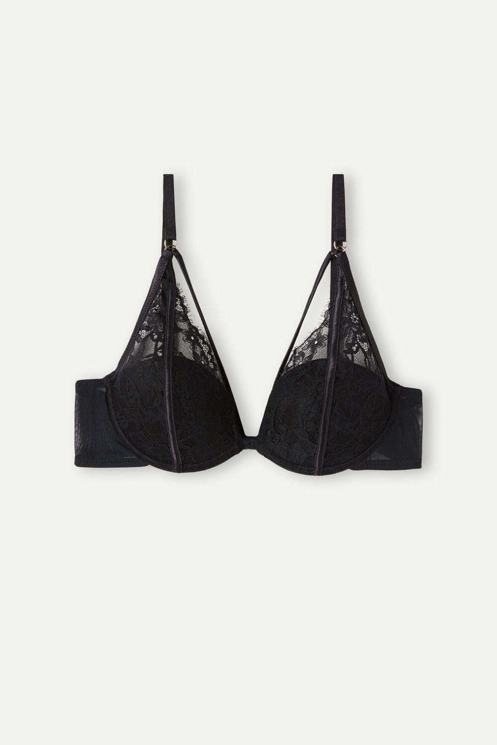 Intimissimi Undress to Impress Elena Balconette Bra Zwart Zwart | 01687RJTS