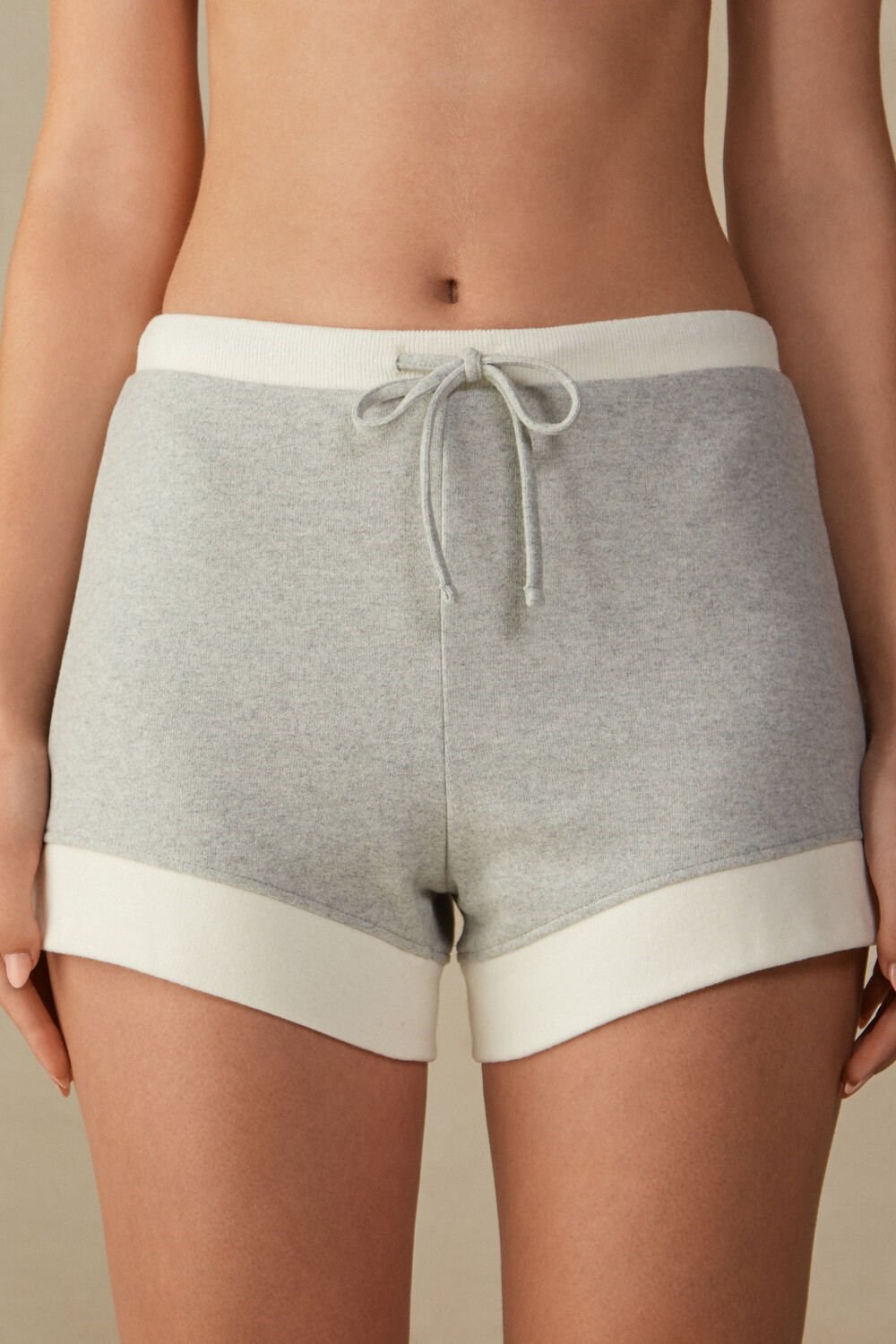 Intimissimi Warm Cuddles Shorts Grijs Grijs Wit | 23486UKCR