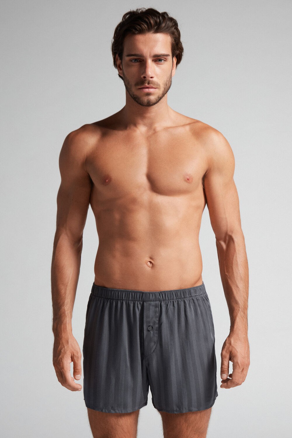 Intimissimi Woven Modal Boxers Grijs | 93102OIYT