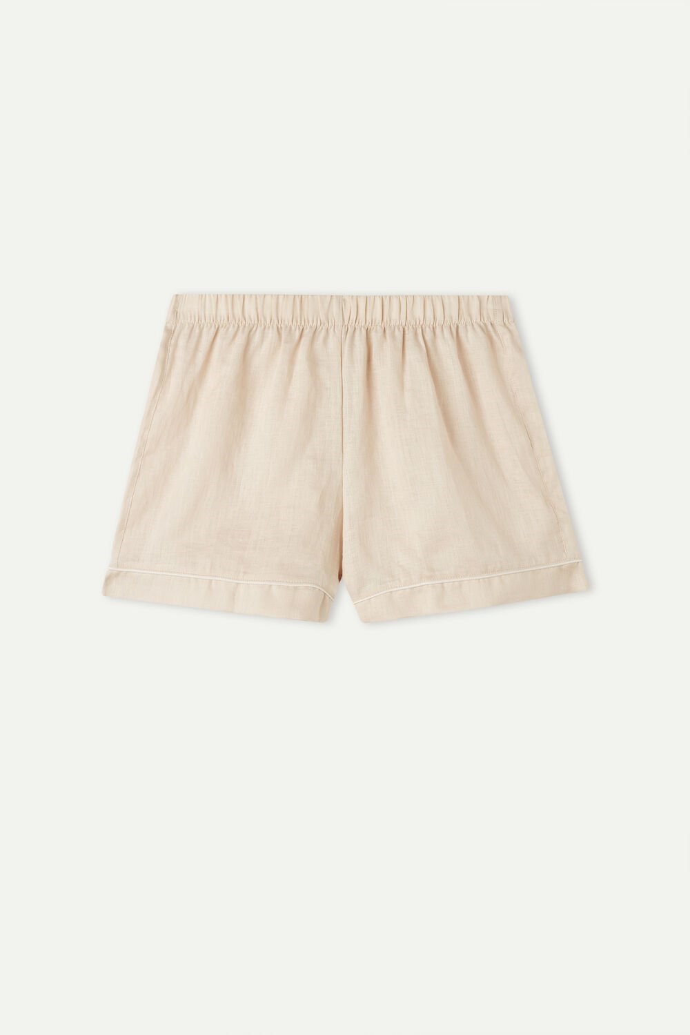 Intimissimi Yacht Night Linen Shorts Beige | 37925SRXK