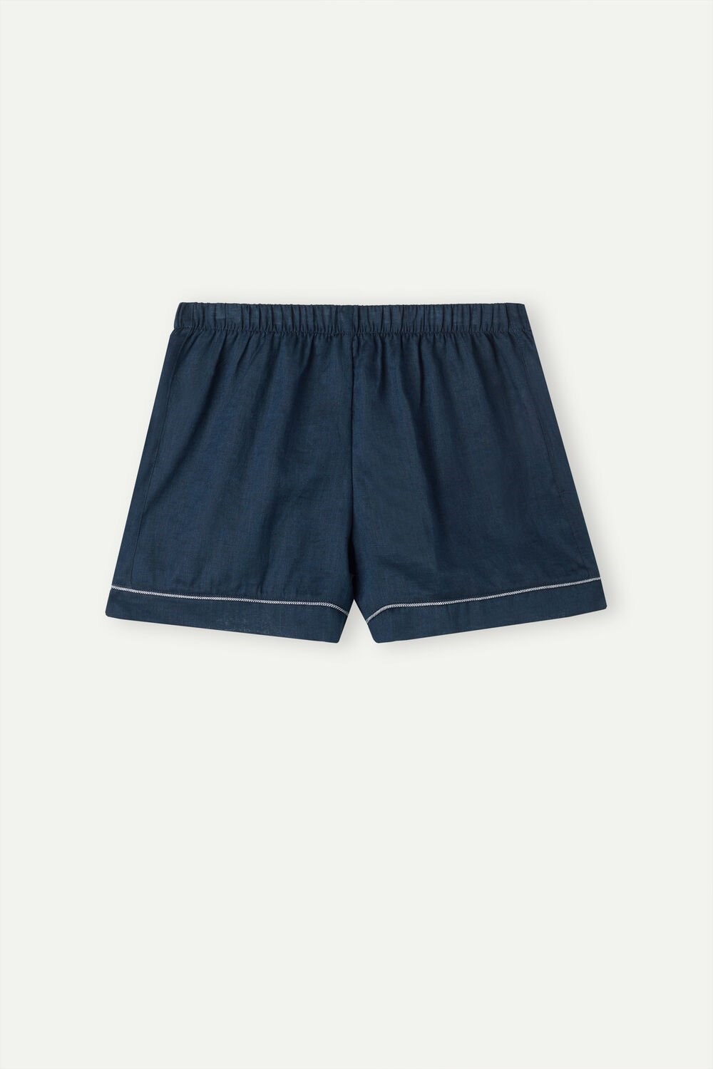 Intimissimi Yacht Night Linen Shorts Blauw Blauw | 67142PBGF