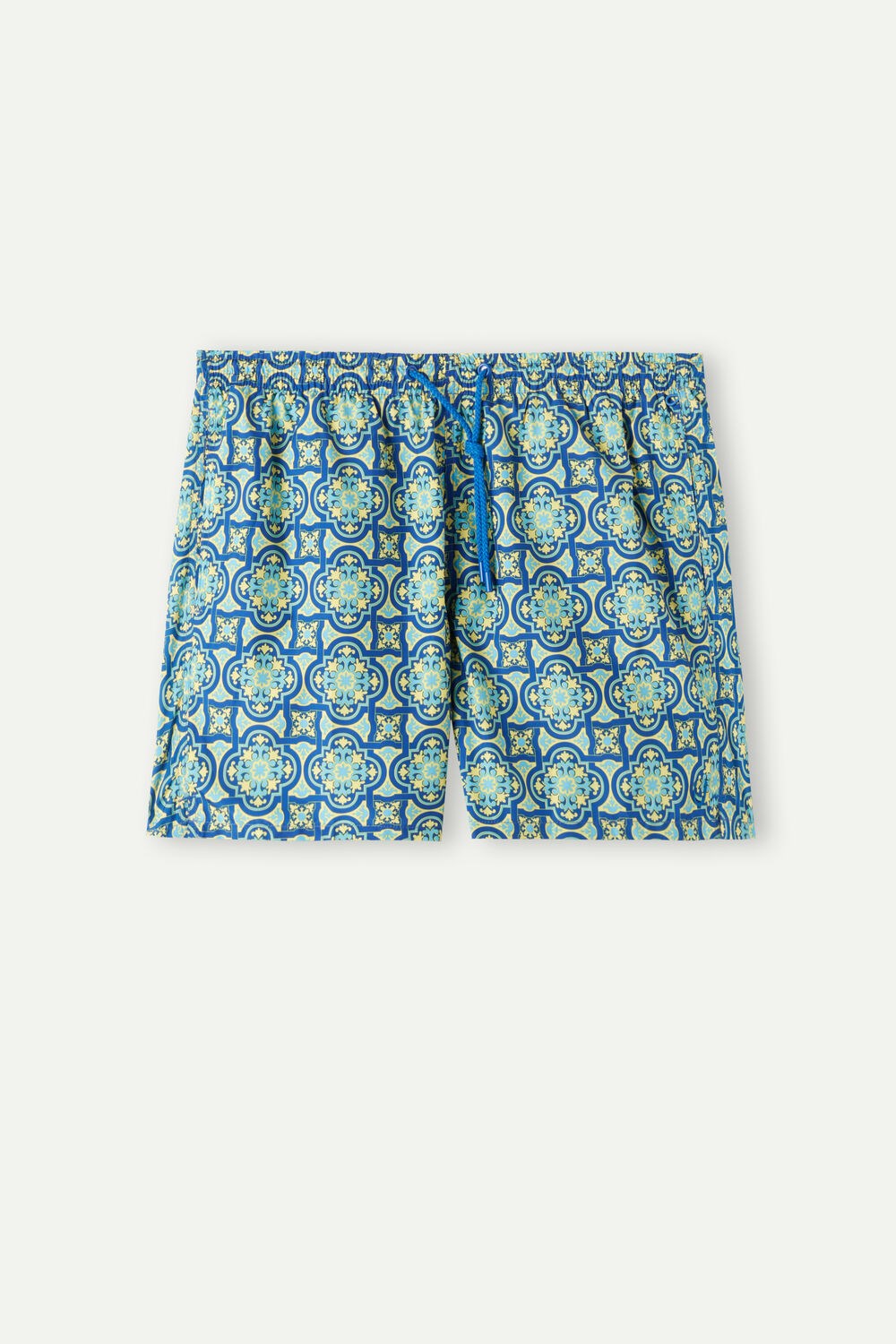 Intimissimi Yellow Majolica Print Swim Trunks Blauw Geel | 72054LDKM